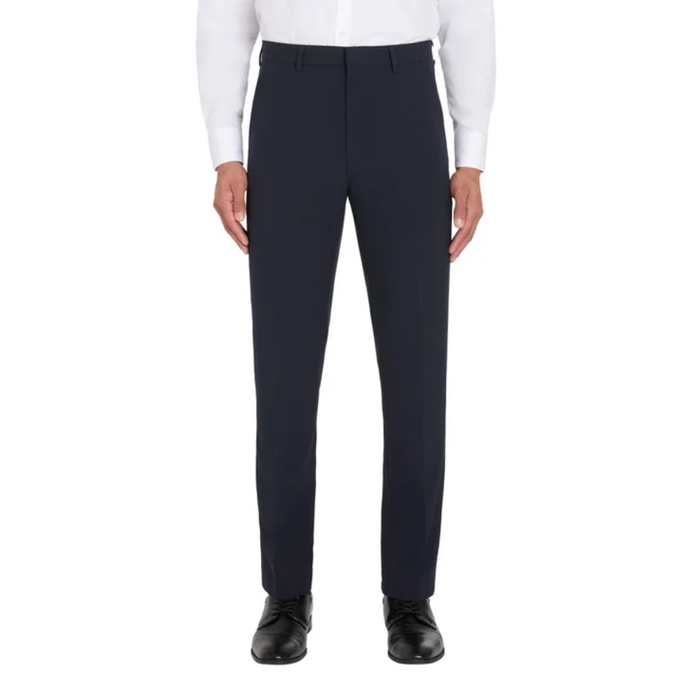 Calvin Klein Men's Black Slim fit dress Suit Pants